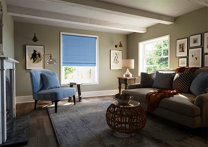 Windermere, Denim - Twist&Fit Roman Blind - Image 7
